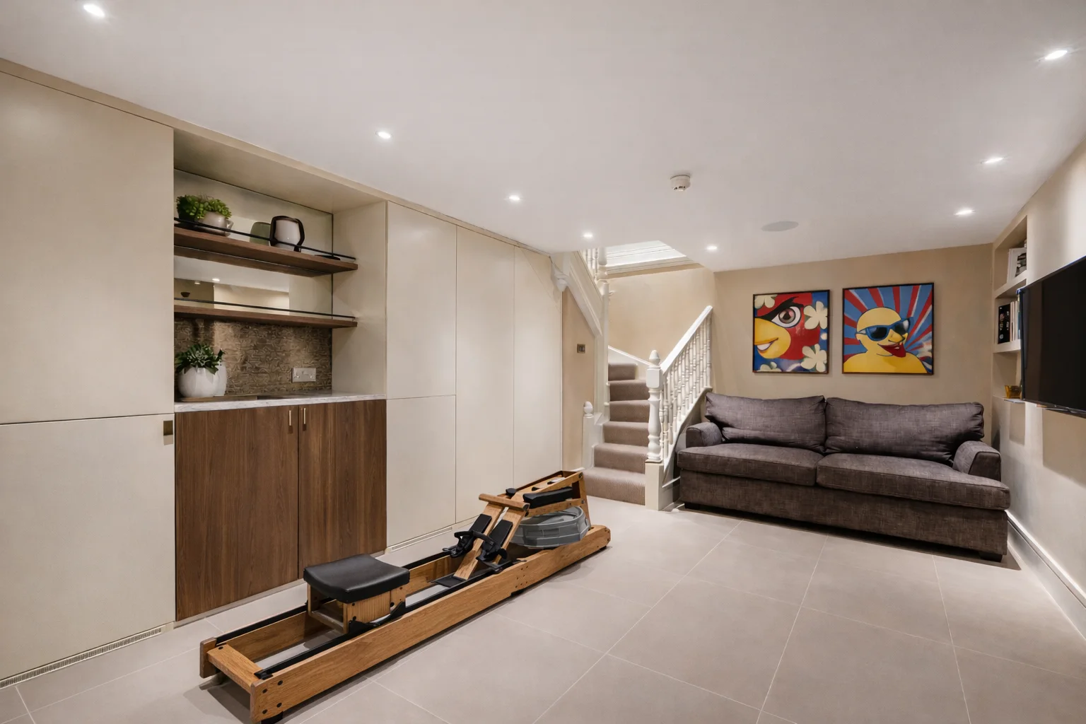 Lower Ground — Media & Gym — Lancaster Gate, London