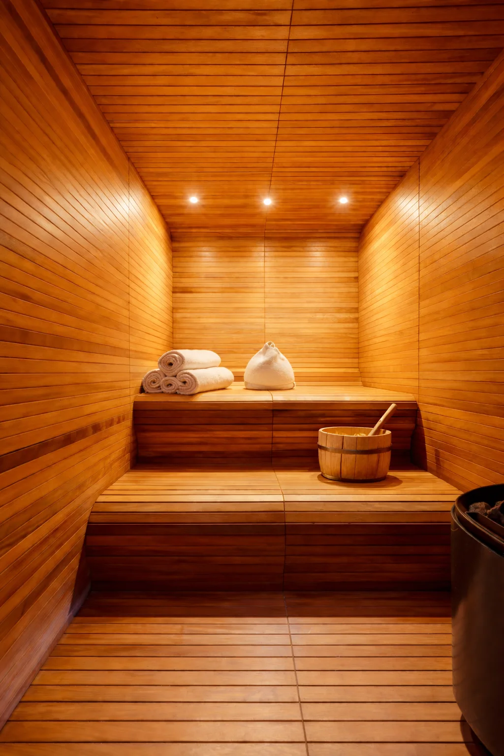 Private Sauna — Limassol Marina villa, Cyprus
